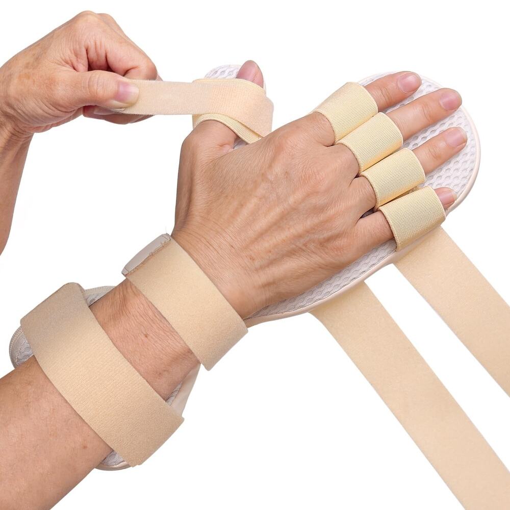 Dr Finger Hand Splint Brace Medium Finger Support Stroke Rehab Adjustable